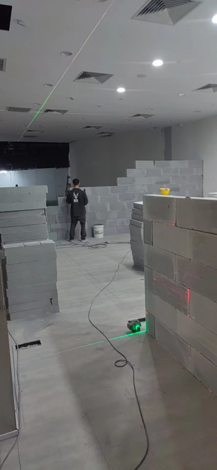 泡沫砖隔墙参考图